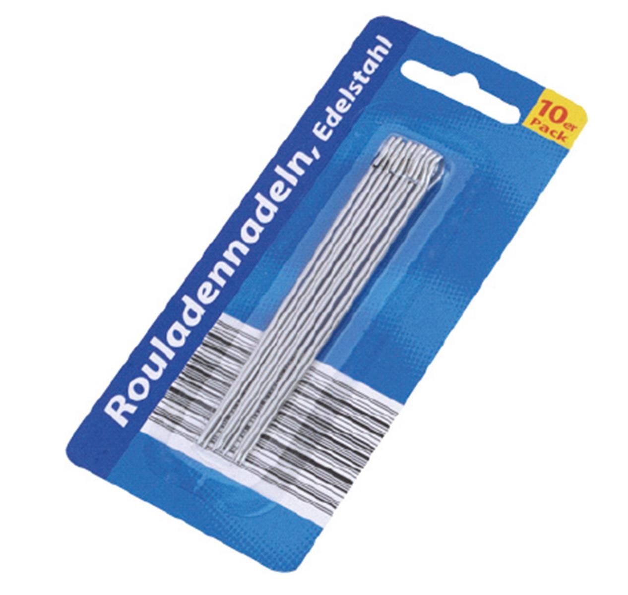 Rouladenklammer Rouladennadeln, 10er Pack (Stück, 10-tlg., Rouladennadeln), Rouladennadeln Spieße Fleichspieß Grill