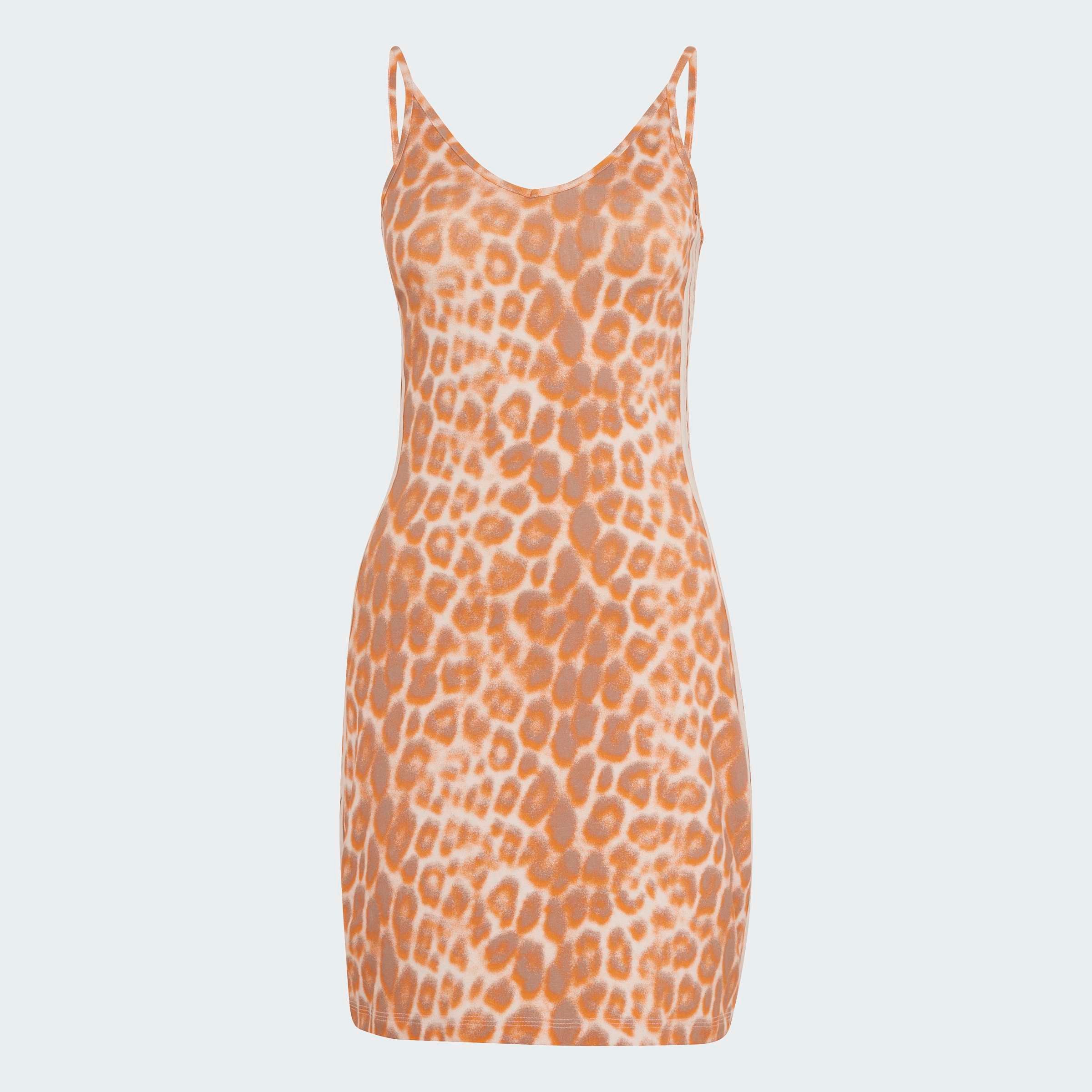 Shirtkleid SEASONAL ESSENTIALS MIT LEOPARDENPRINT UND 3-STREIFEN