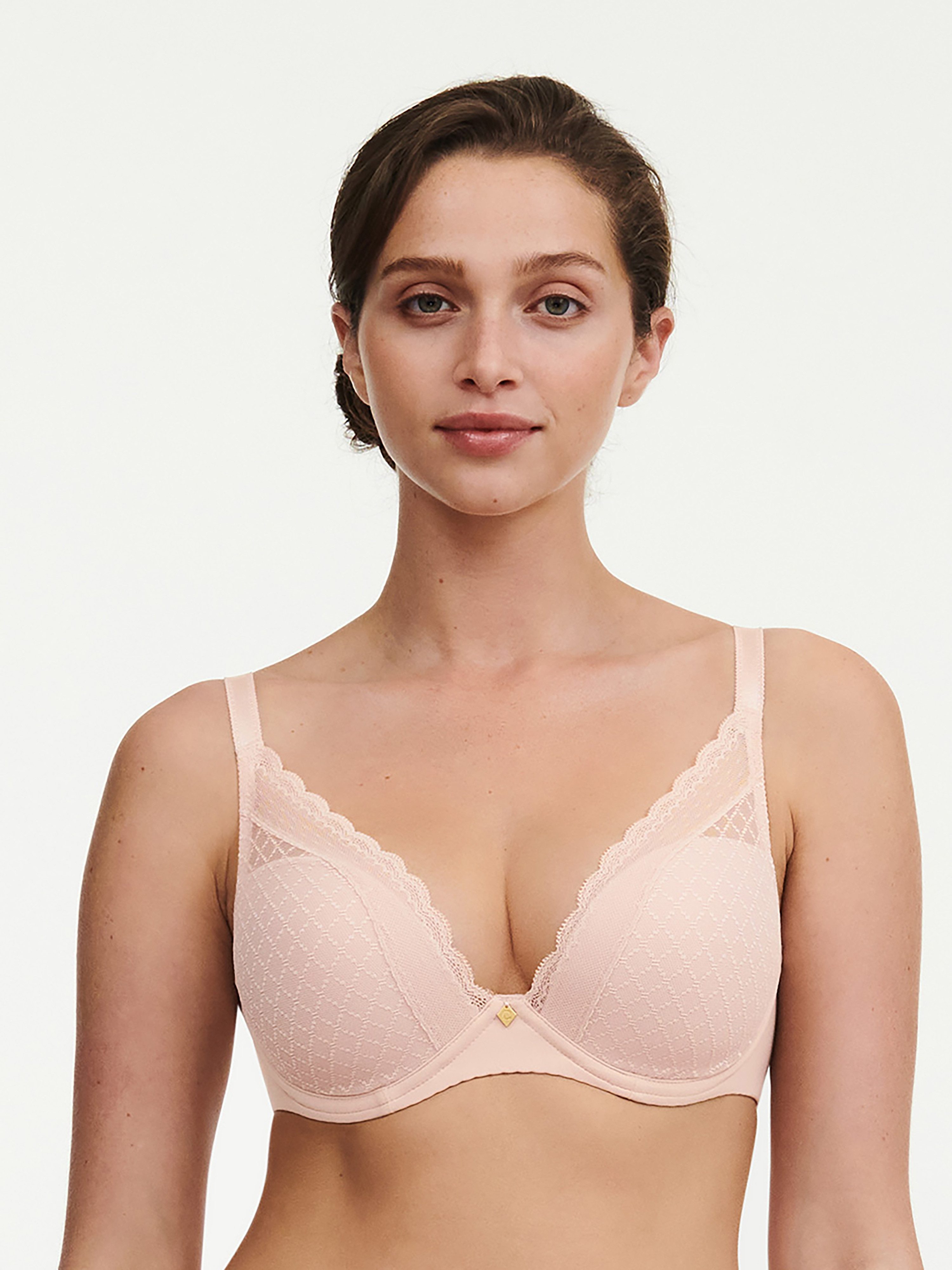 Chantelle T-Shirt-BH NORAH CHIC Tüll, blickdichtes Gewebe