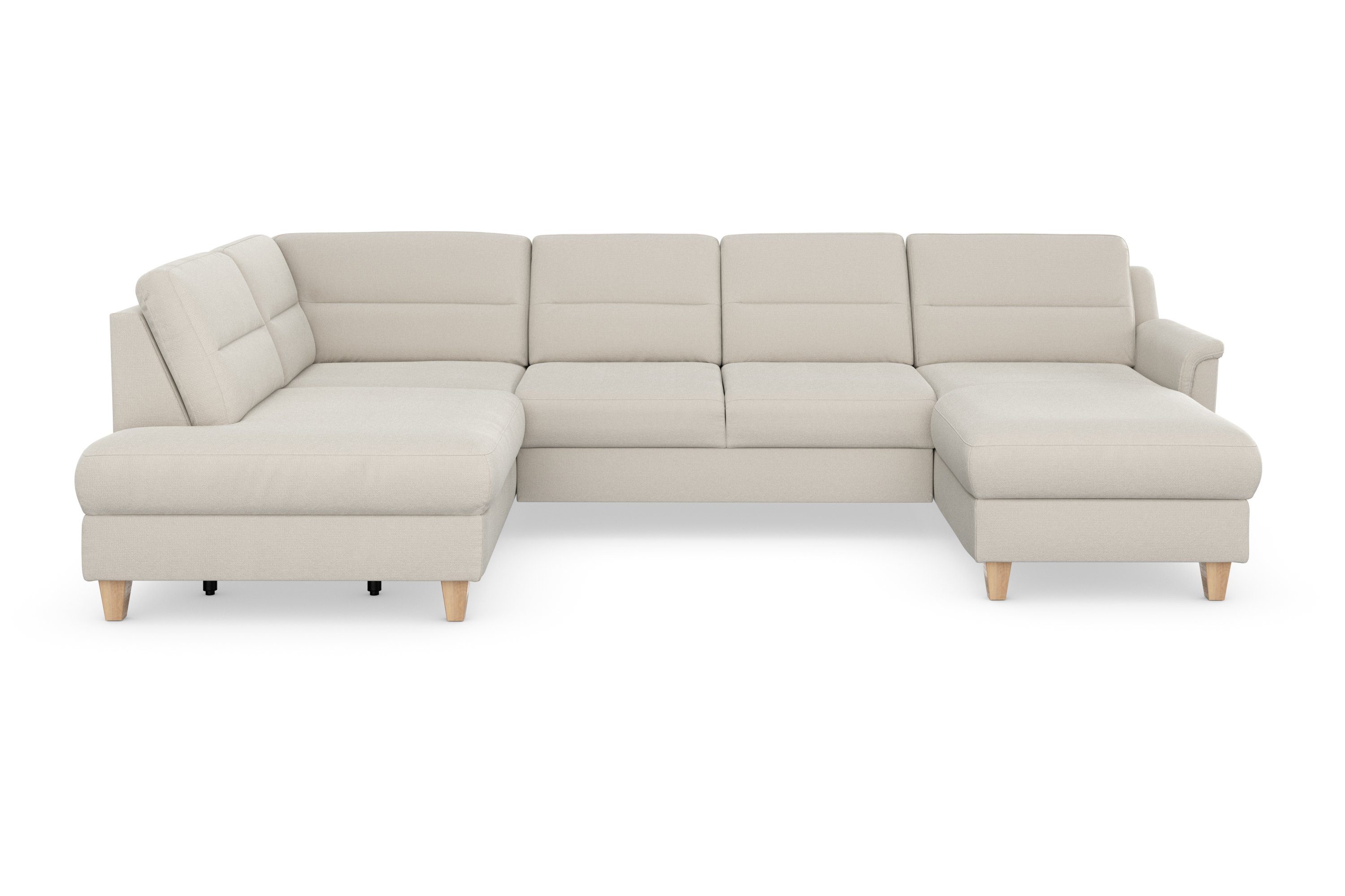 sit&more Wohnlandschaft Farö U-Form, inklusive Federkern, wahlweise mit Schlaffunktion und Bettkasten