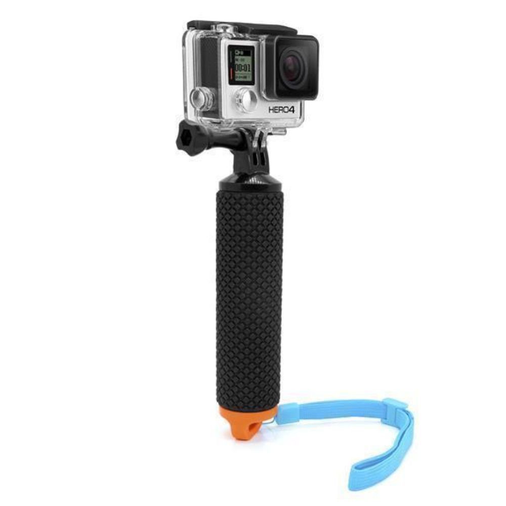 MyGadget Schwimmender Handler Stick Handgriff Monopod Action Cam-Halterung,  (für GoPro Hero Black 8 7 6 5 4 3+ 3 / Xiaomi Yi 4K)