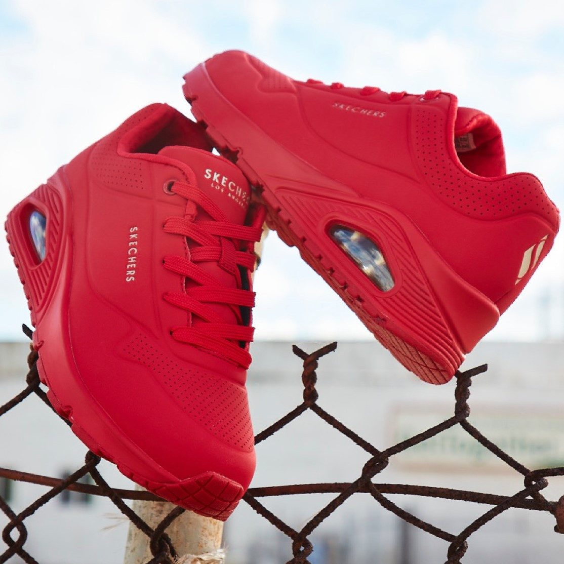 Skechers UNO STAND ON AIR Wedgesneaker Freizeitschuh, Halbschuh, Schnürschu günstig online kaufen