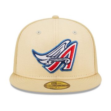 New Era Fitted Cap 59Fifty RAFFIA Los Angeles Angels