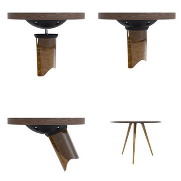 SO-TECH® Möbelbeschlag 2 Stück Tischbeinverbinder Farole M8 Möbelverbinder (2 St), Tischverbinder Tischbeschlag stufenlos verstellbar 0-20°