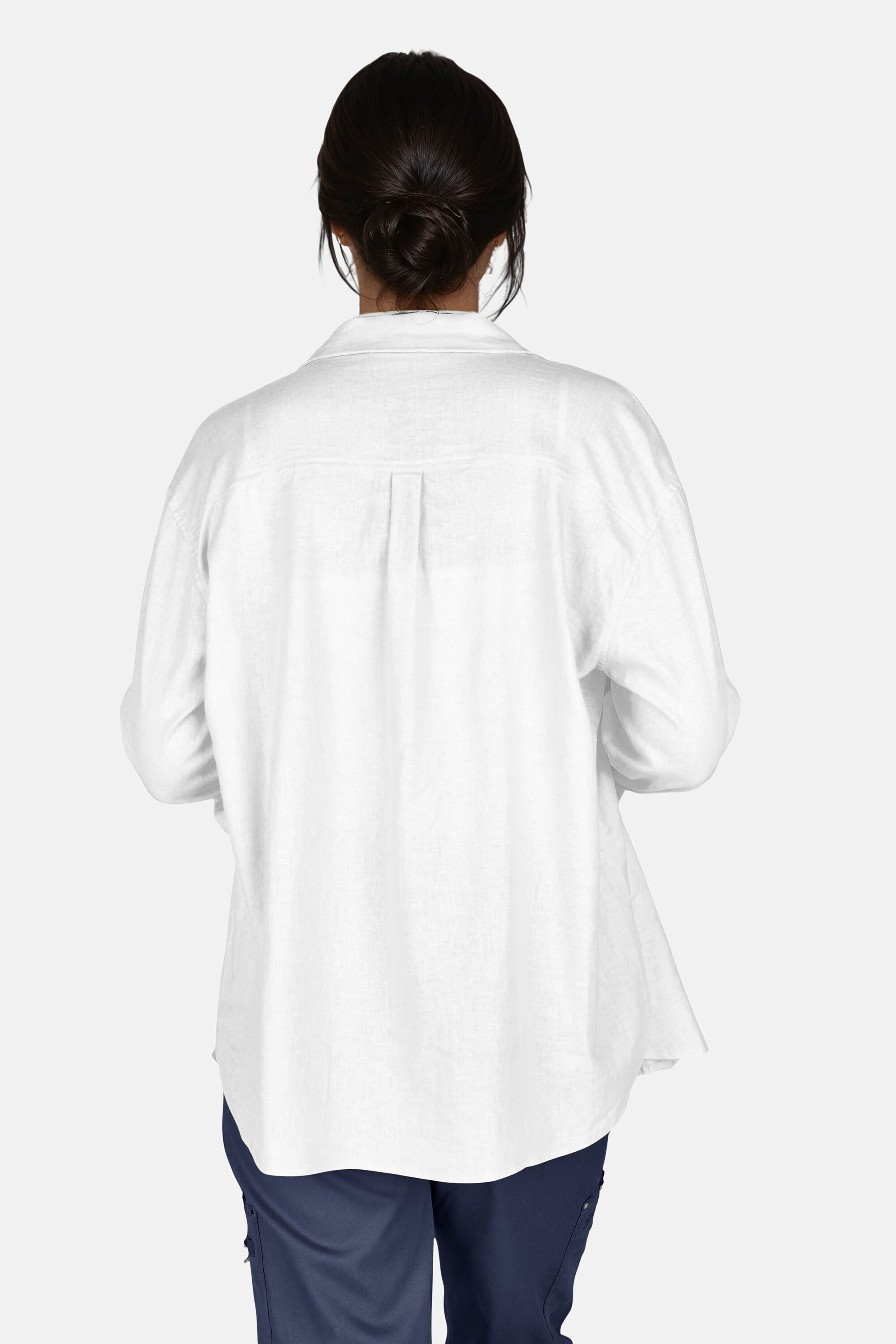 NAVIGAZIONE Klassische Bluse hochwertige Verarbeitung