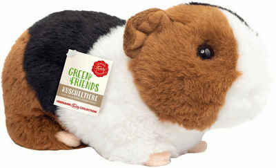 Teddy Hermann® Kuscheltier Green Friends, Meerschweinchen 20 cm, schwarz/braun/weiß, zum Teil aus recyceltem Material