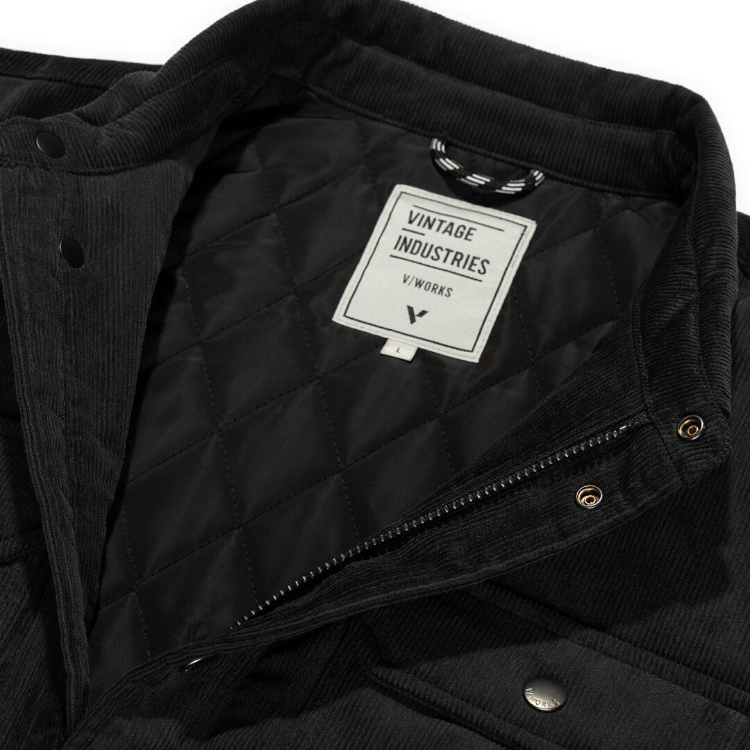 Vintage Industries Motorradjacke Steven wattierte Jacke