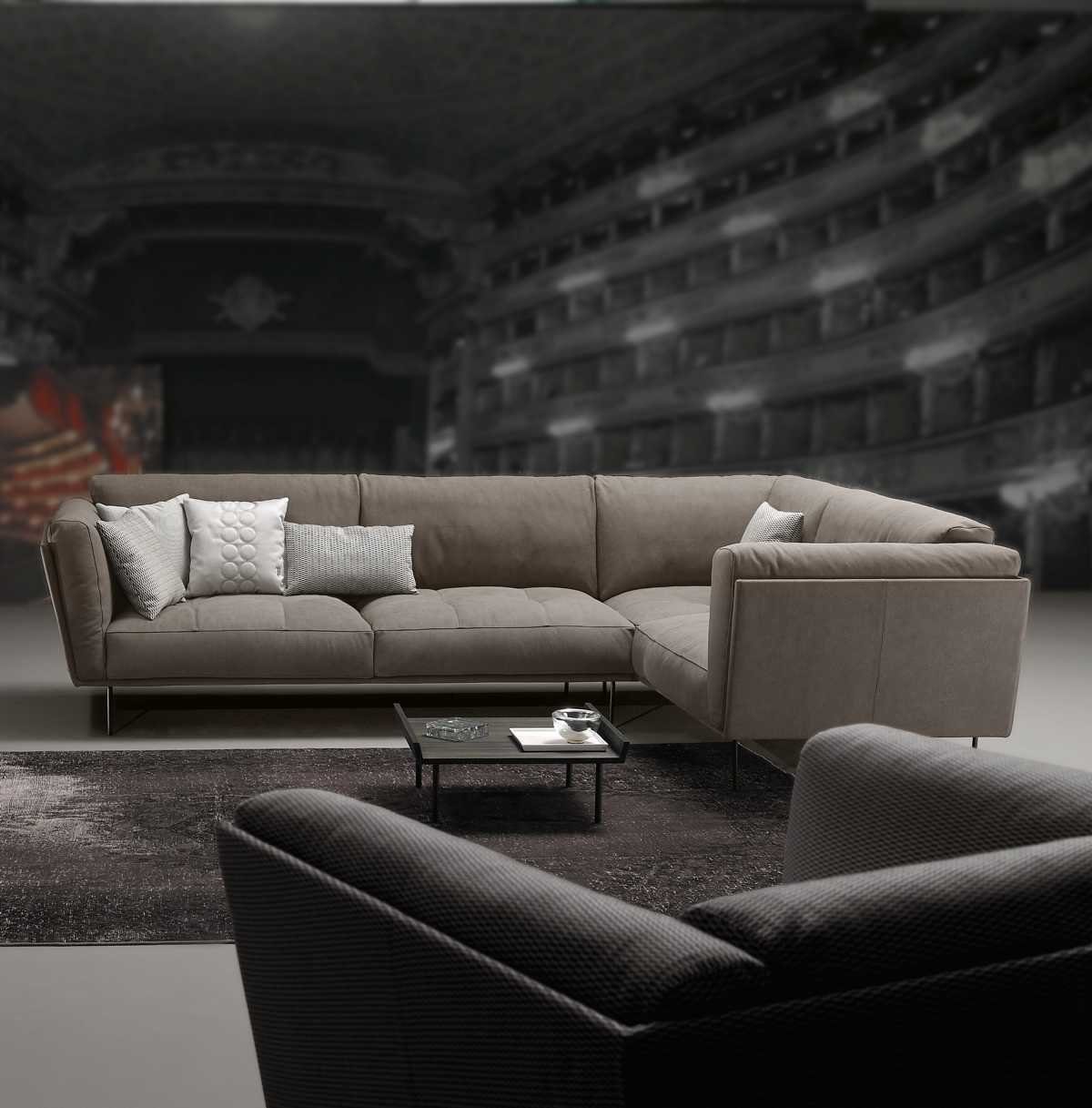 JVmoebel Ecksofa Stoff Ecksofa L-Form Sofa Couch Design Polster Textil Luxus Couchen