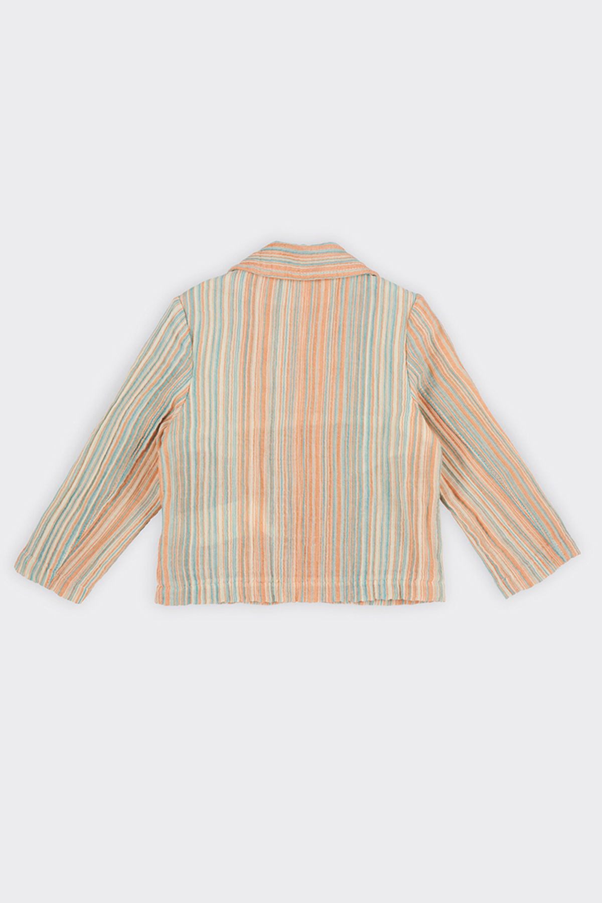 Panco Windbreaker Gestreifte gemusterte Jacke für Babys