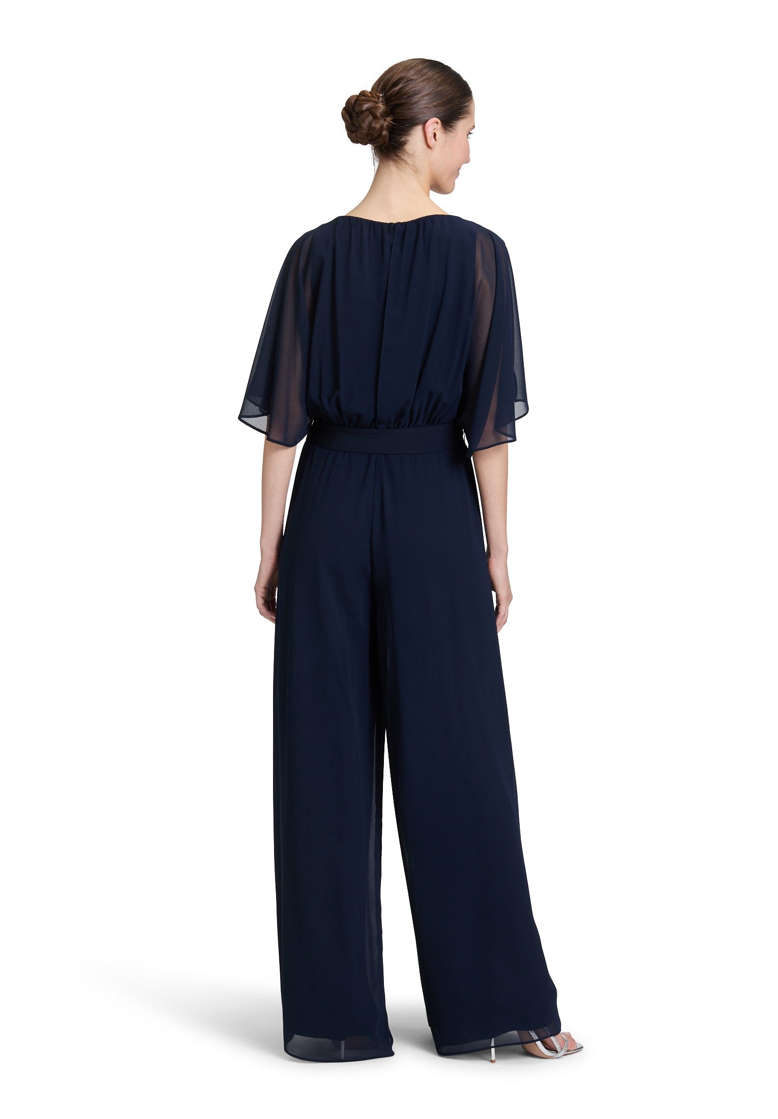 Vera Mont Overall Damen mit Bindegürtel (1-tlg) Design