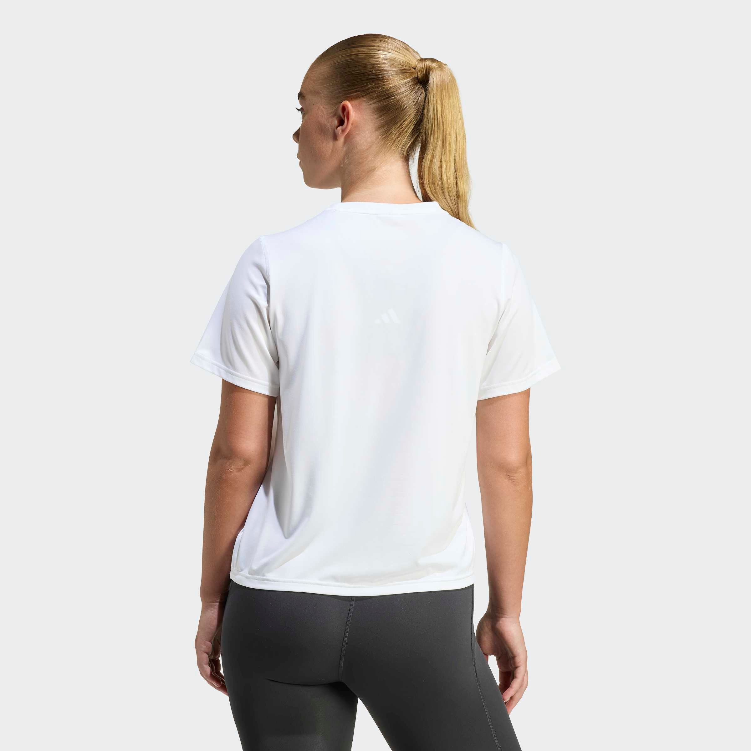 adidas Performance T-Shirt WORKOUT ESSENTIALS für Erwachsene, mit Rundhalsausschnitt, ohne Verschluss, aus Polyester