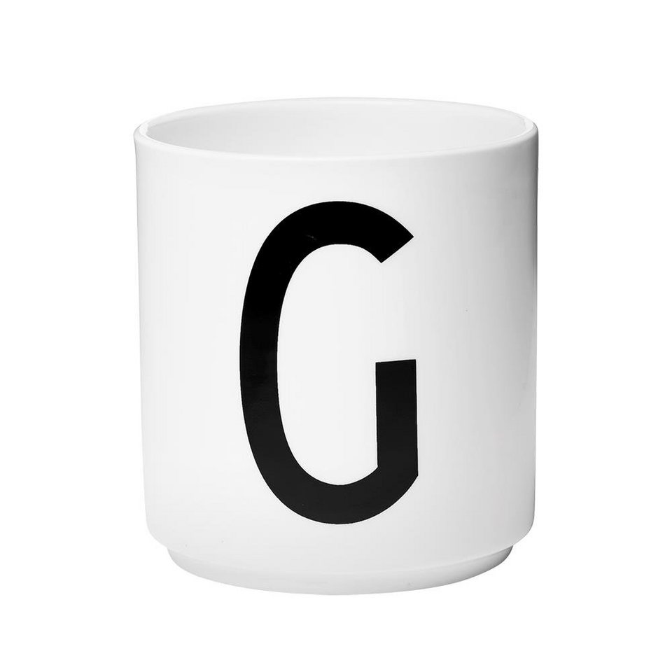 Design Letters Becher Design Letters Cup G weiss AJ Design Becher, Fine  Bone China, einsetzbar als Becher, Vase, Stiftehalter und vieles mehr