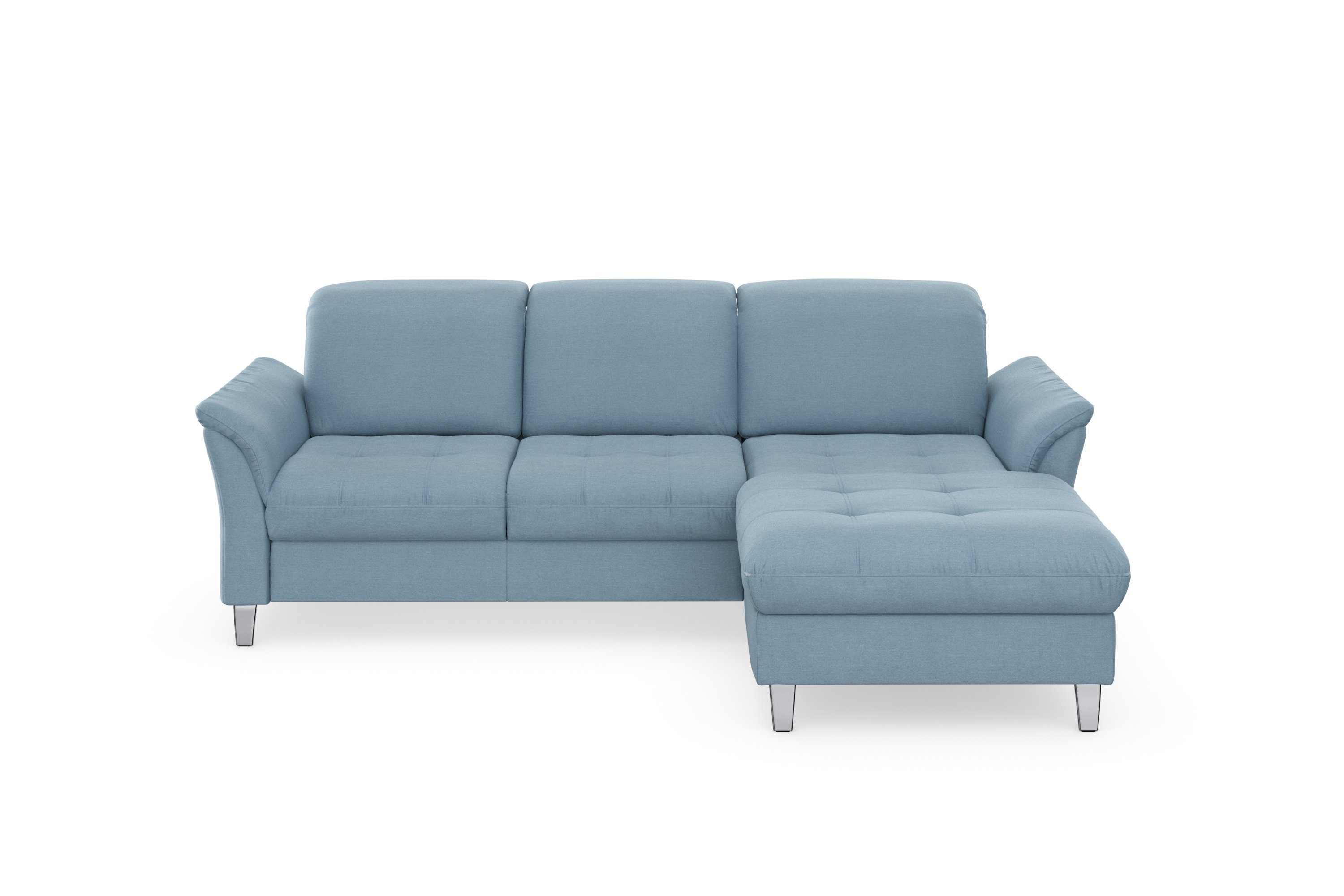 sit&more Ecksofa Maggiore, Bettkasten wahlweise und mit Kopfteilverstellung, Bettfunktion