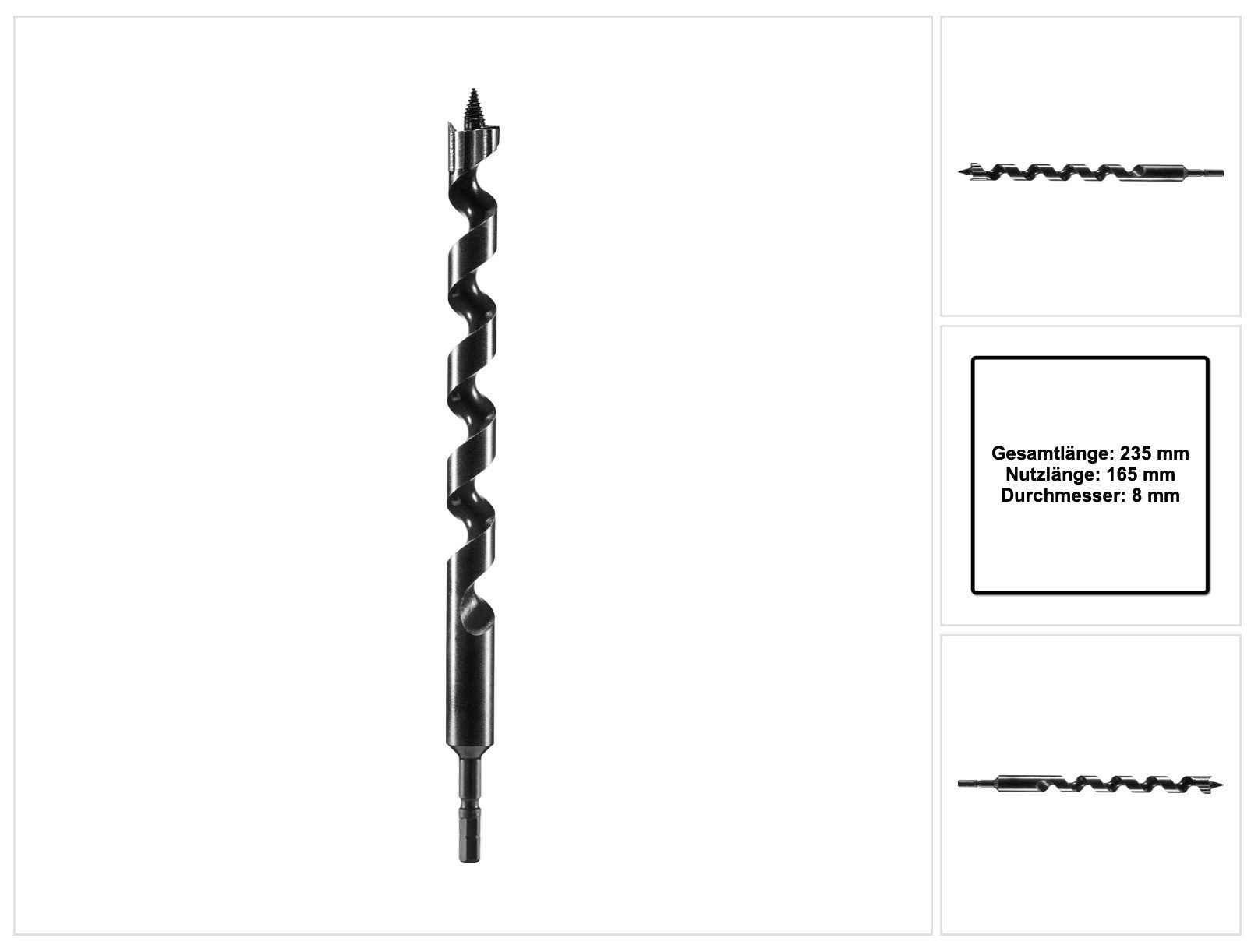 FESTOOL Bohrer- und Bit-Set Schlangenbohrer SB CE D8 8 mm (205904) für Schlagbohrschrauber und
