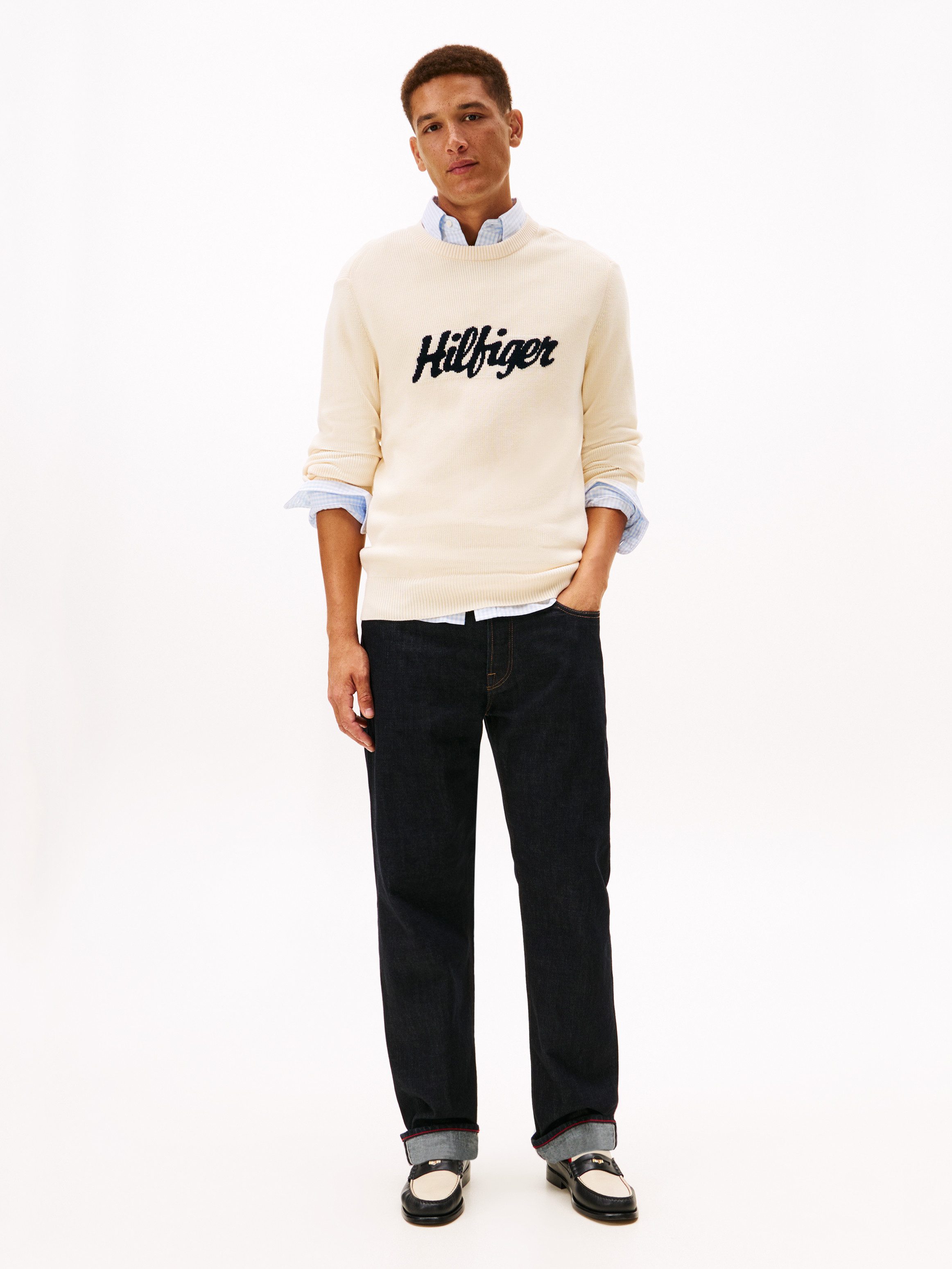 Tommy Hilfiger Rundhalspullover SEASONAL GRAPHIC COTTON