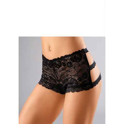 petite fleur gold Panty-Ouvert mit Bänderoptik