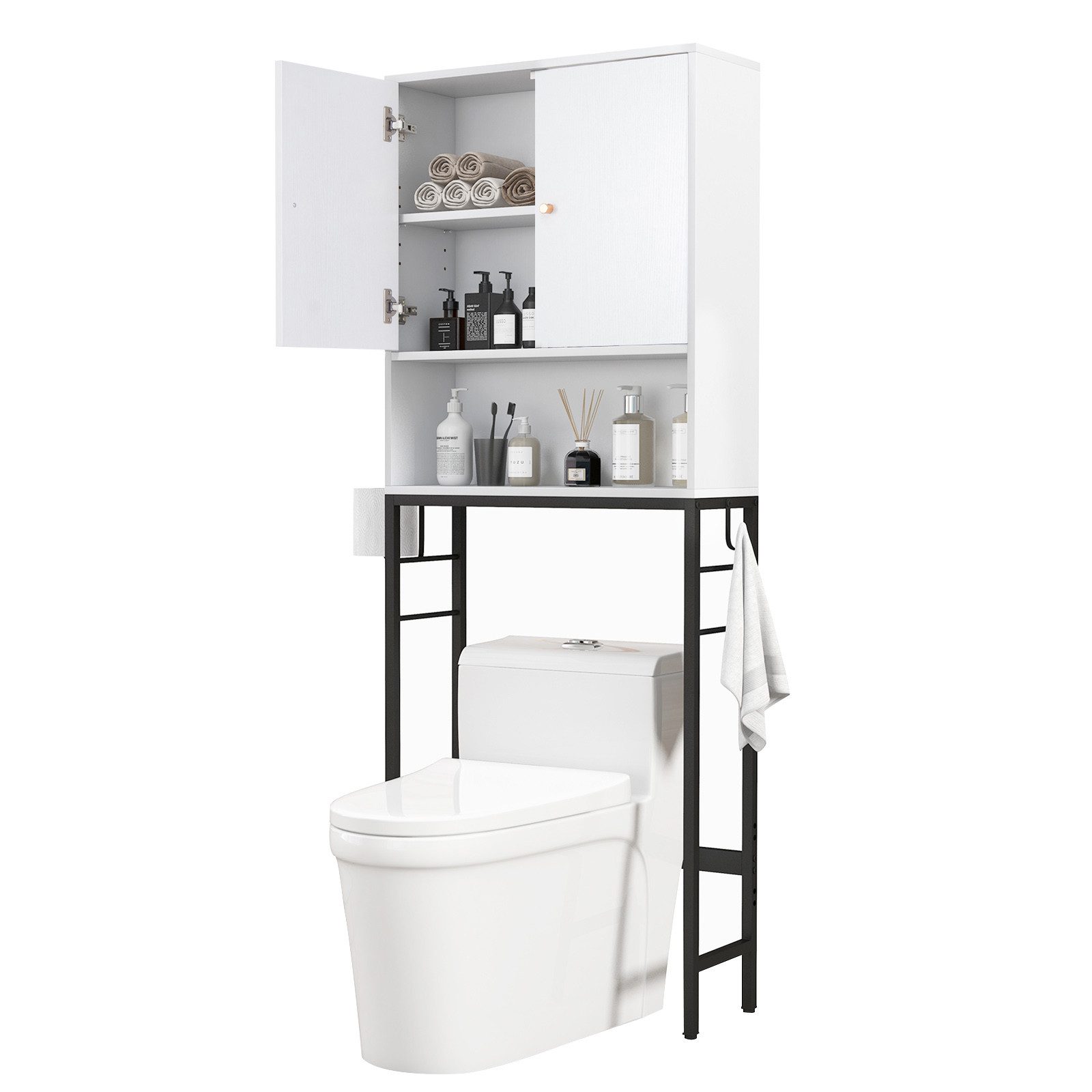 COSTWAY Badregal, 3 Ebenen, mit 2 günstig online kaufen