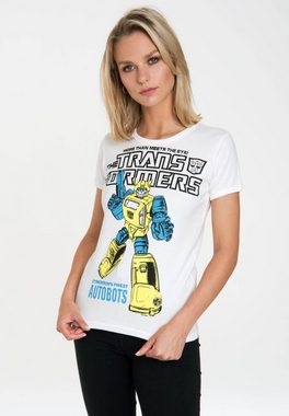 LOGOSHIRT T-Shirt Bumblebee - Autobots mit lizenzierten Originaldesign