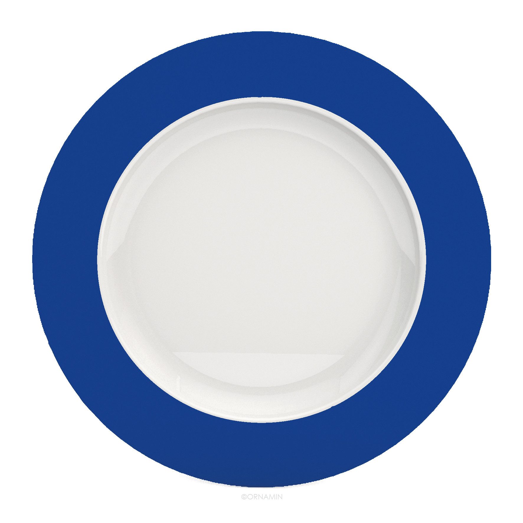 Ornamin Speiseteller Elegant - Kunststoffteller, Kunststoffgeschirr l BPA-frei l Melamin l Made in Germany