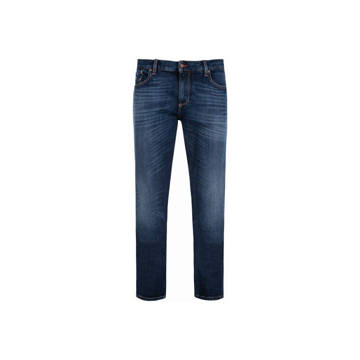 5-Pocket-Jeans Alberto (1-tlg) marineblau