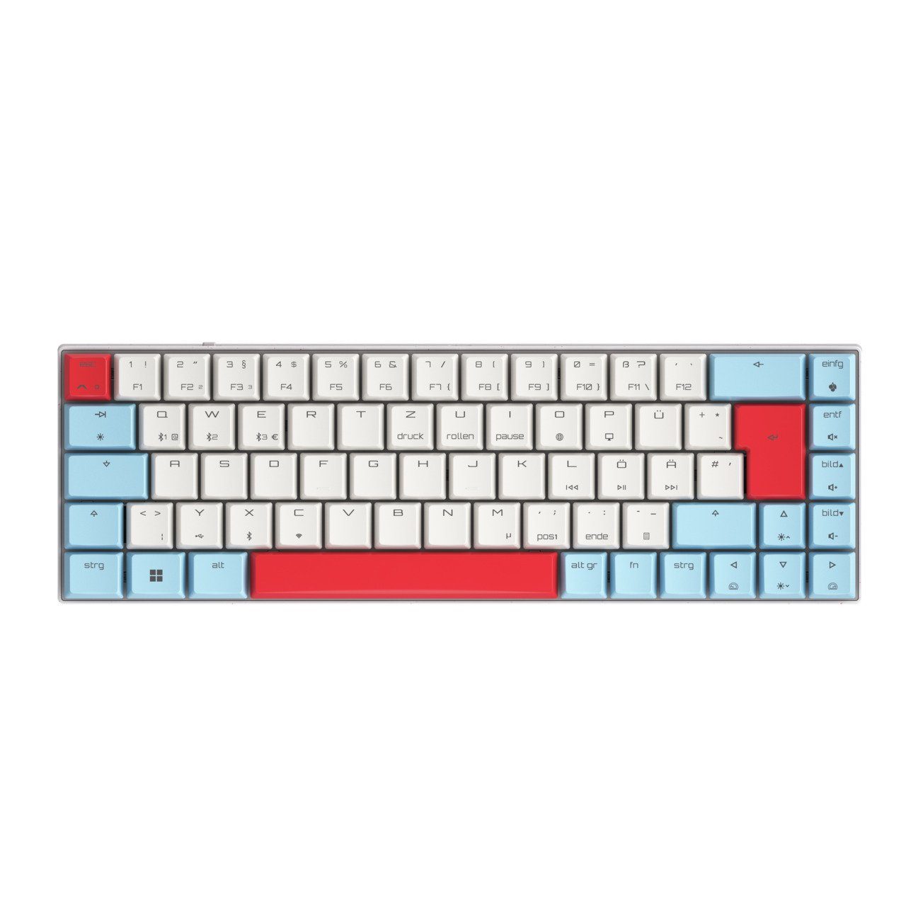 Cherry MX-LP 2.1 Compact Wireless Gaming-Tastatur (MX Low Profile Technologie)