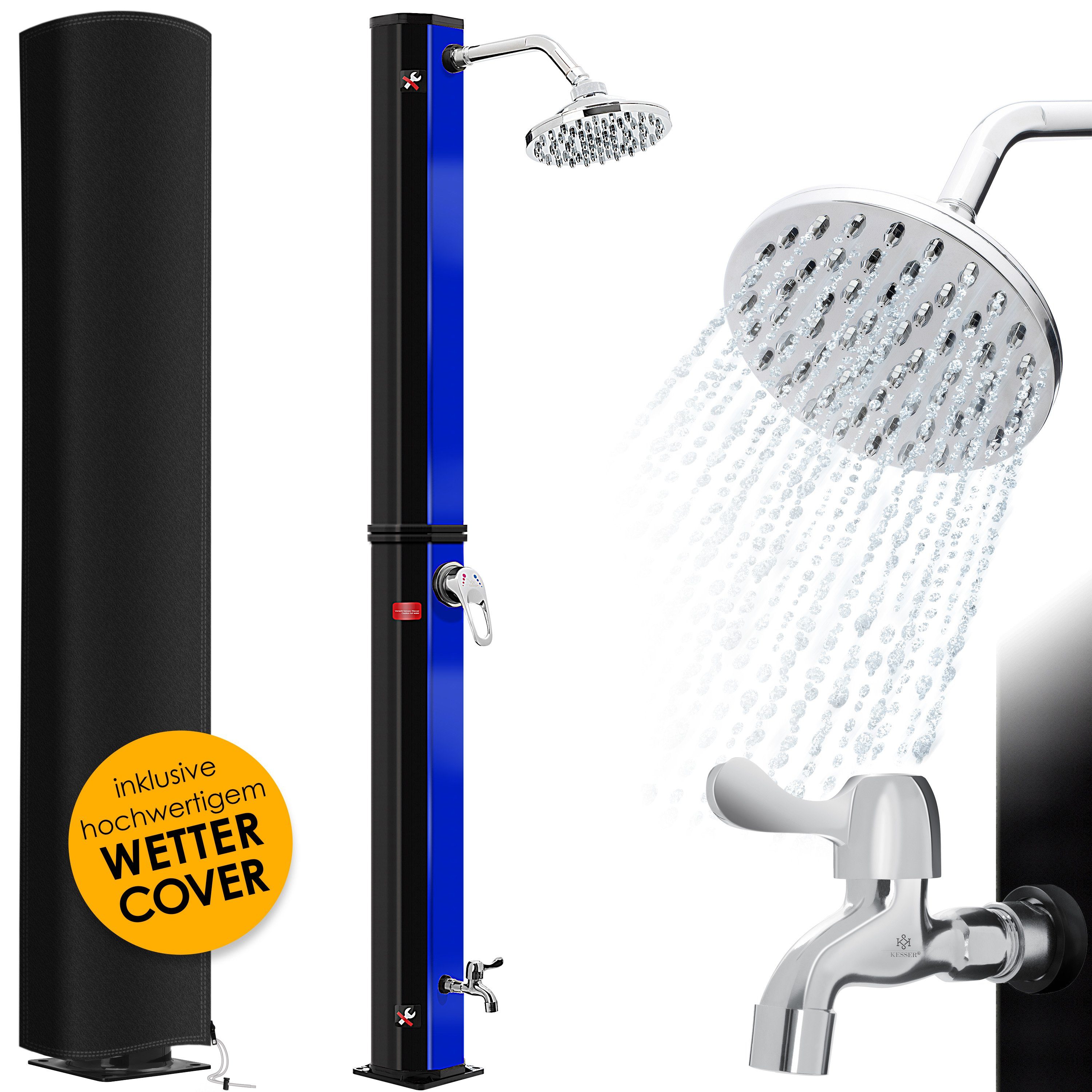 dirkstraumbad Solardusche »Solardusche Garten 35 Liter Gartendusche