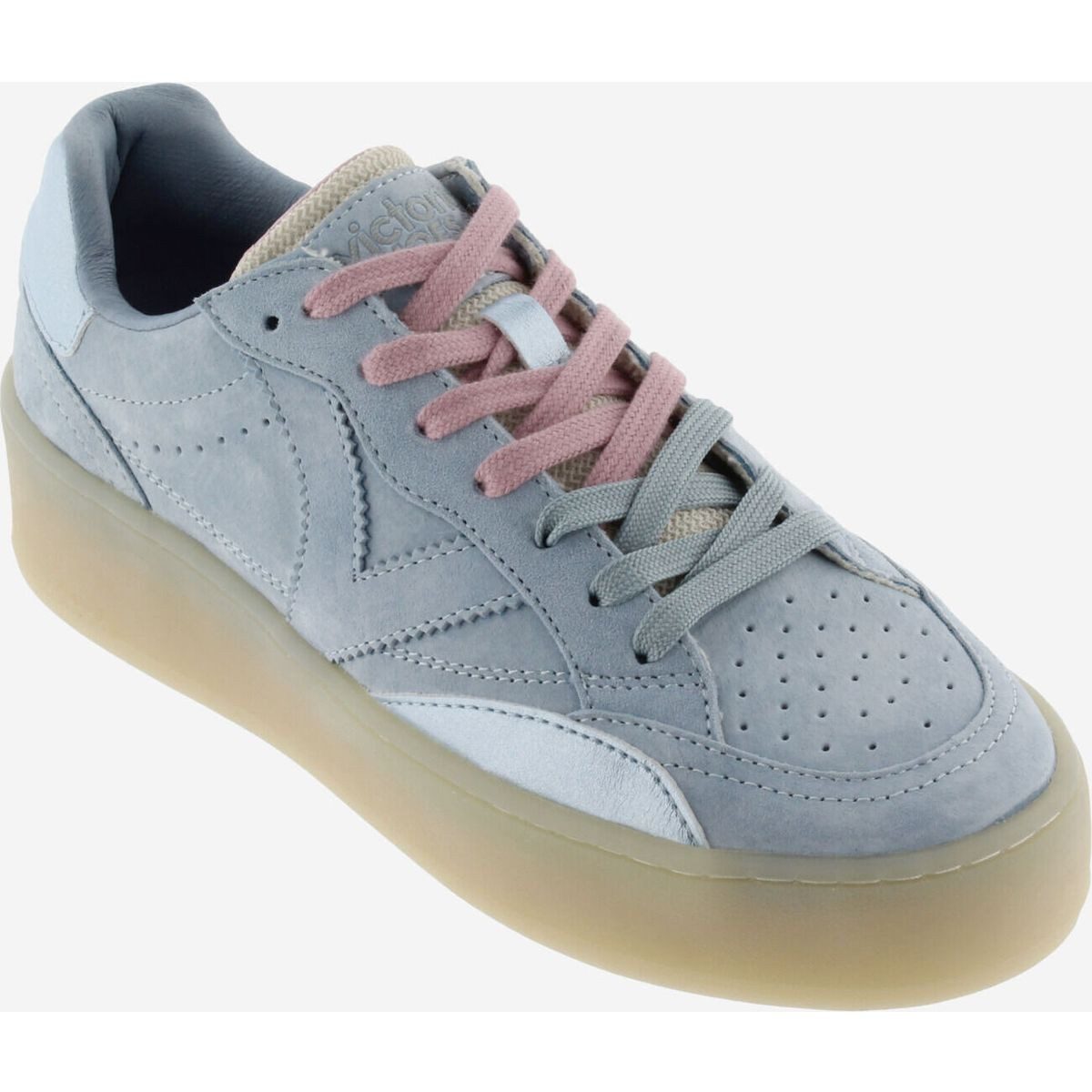 Victoria Turin Serraje Women Outdoorschuh Stilvolle Damen-Sneaker aus Veloursleder mit Plateau und