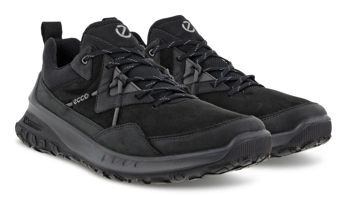 schwarz Ecco M Michelin-Laufsohle Sneaker mit profilierter ULT-TRN