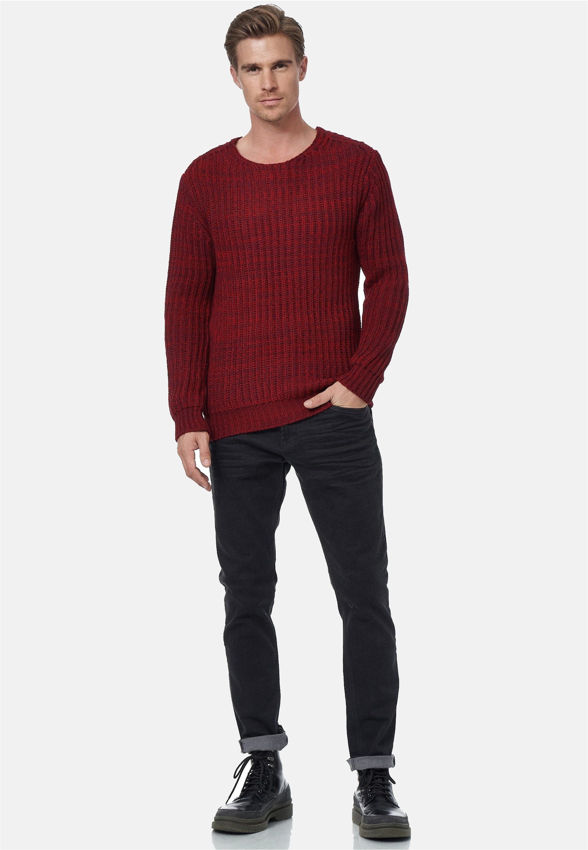 Rusty Neal Strickpullover im modischen Strick-Design