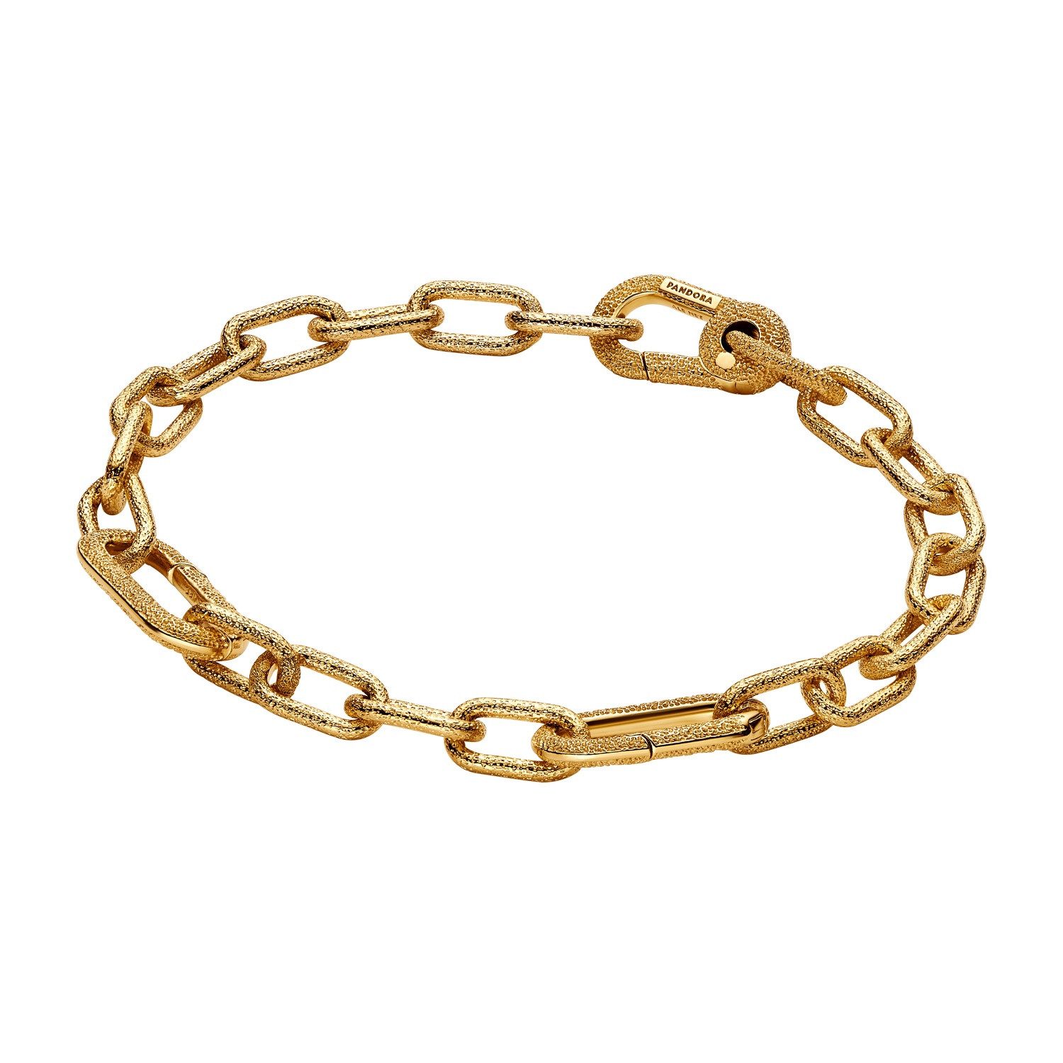 Pandora Gliederarmband Matt Goldfarben