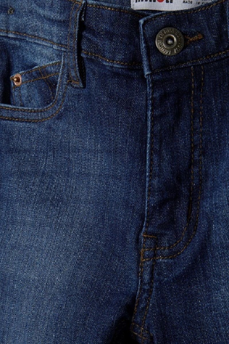 geradem Bein (12m-14y) mit Dunkelblau MINOTI Regular-fit-Jeans