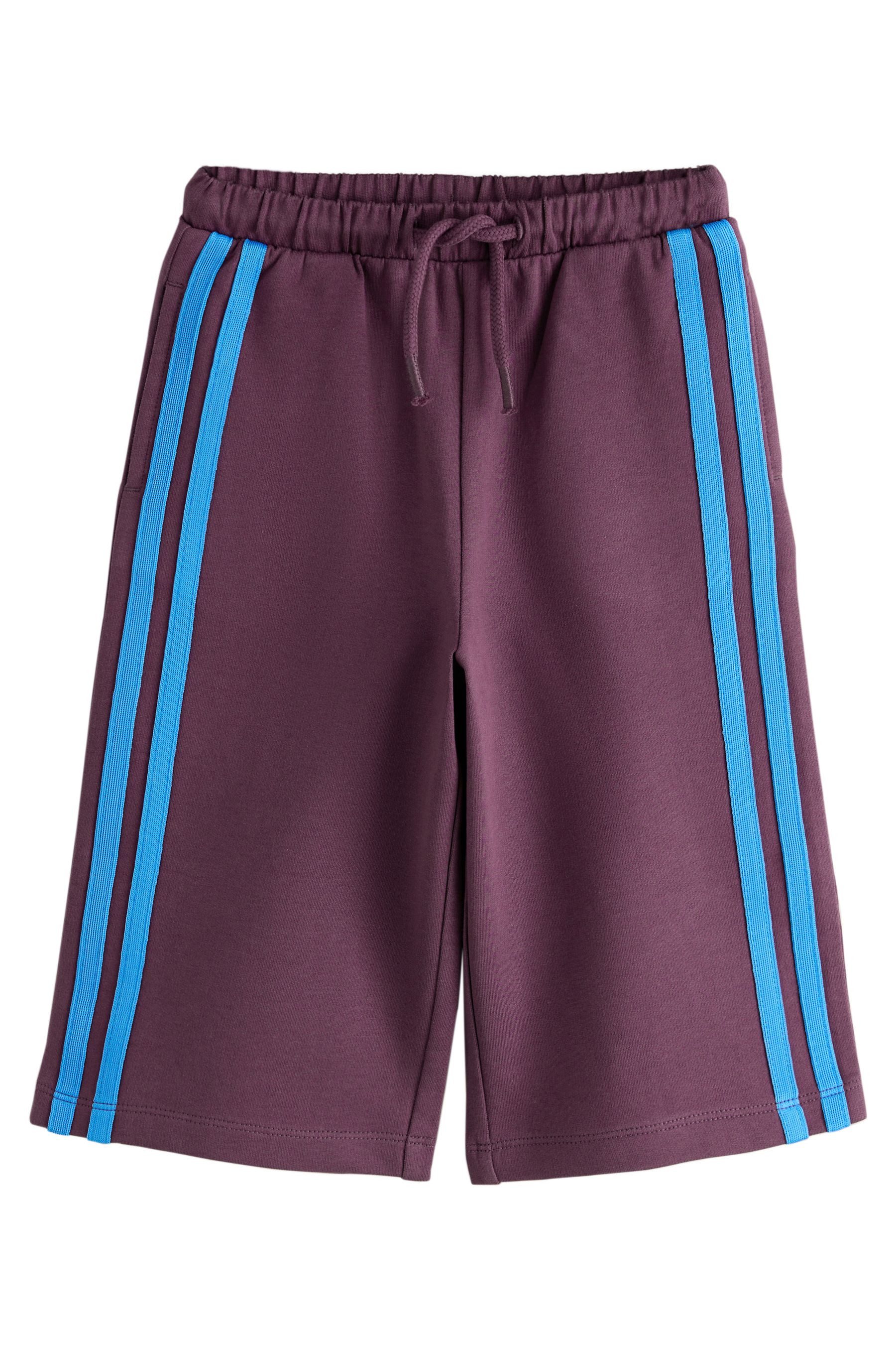 Next Jogginghose Jogginghose mit weitem Bein und Seitenstreifen (1-tlg)
