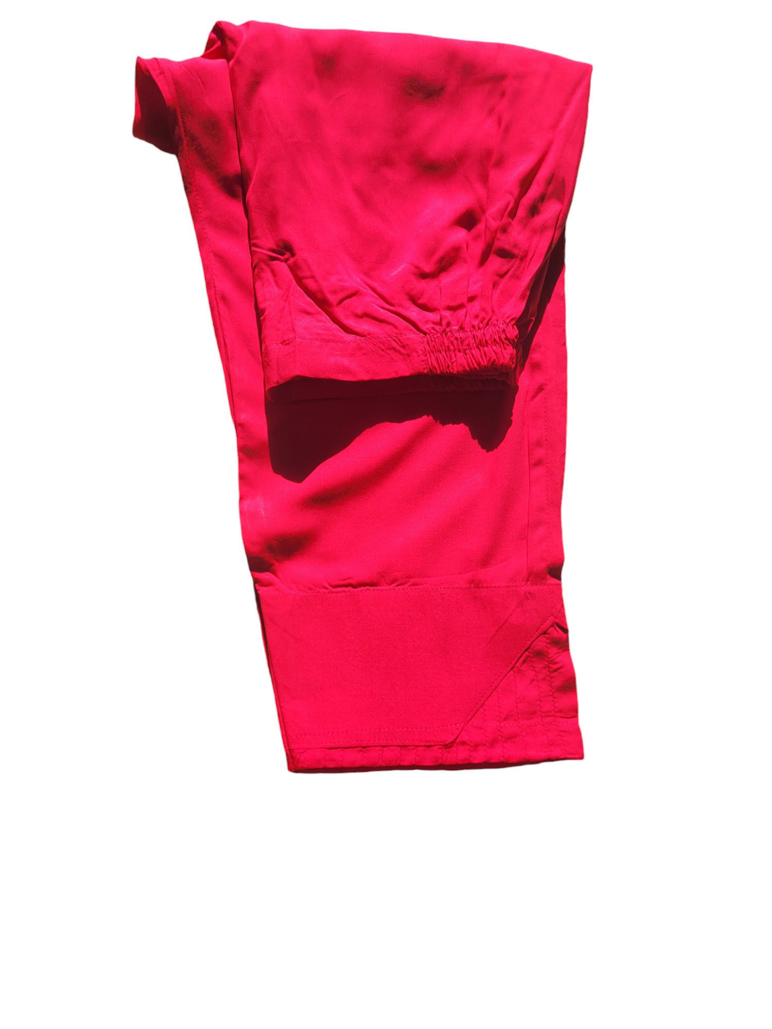 Relaxhose Magenta plain Bukram