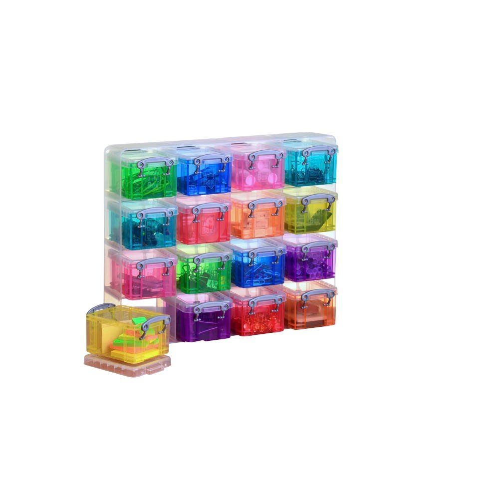 REALLYUSEFULBOX Aufbewahrungsbox 16 Aufbewahrungsboxen 0,14l