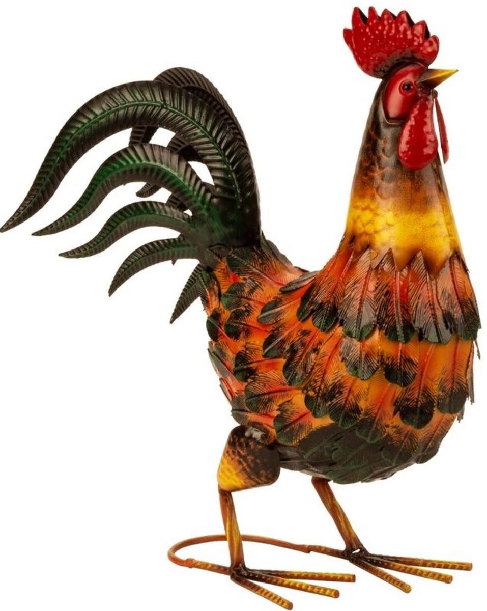 Geschenkestadl Tierfigur Metallhahn stolzer Hahn XL günstig online kaufen