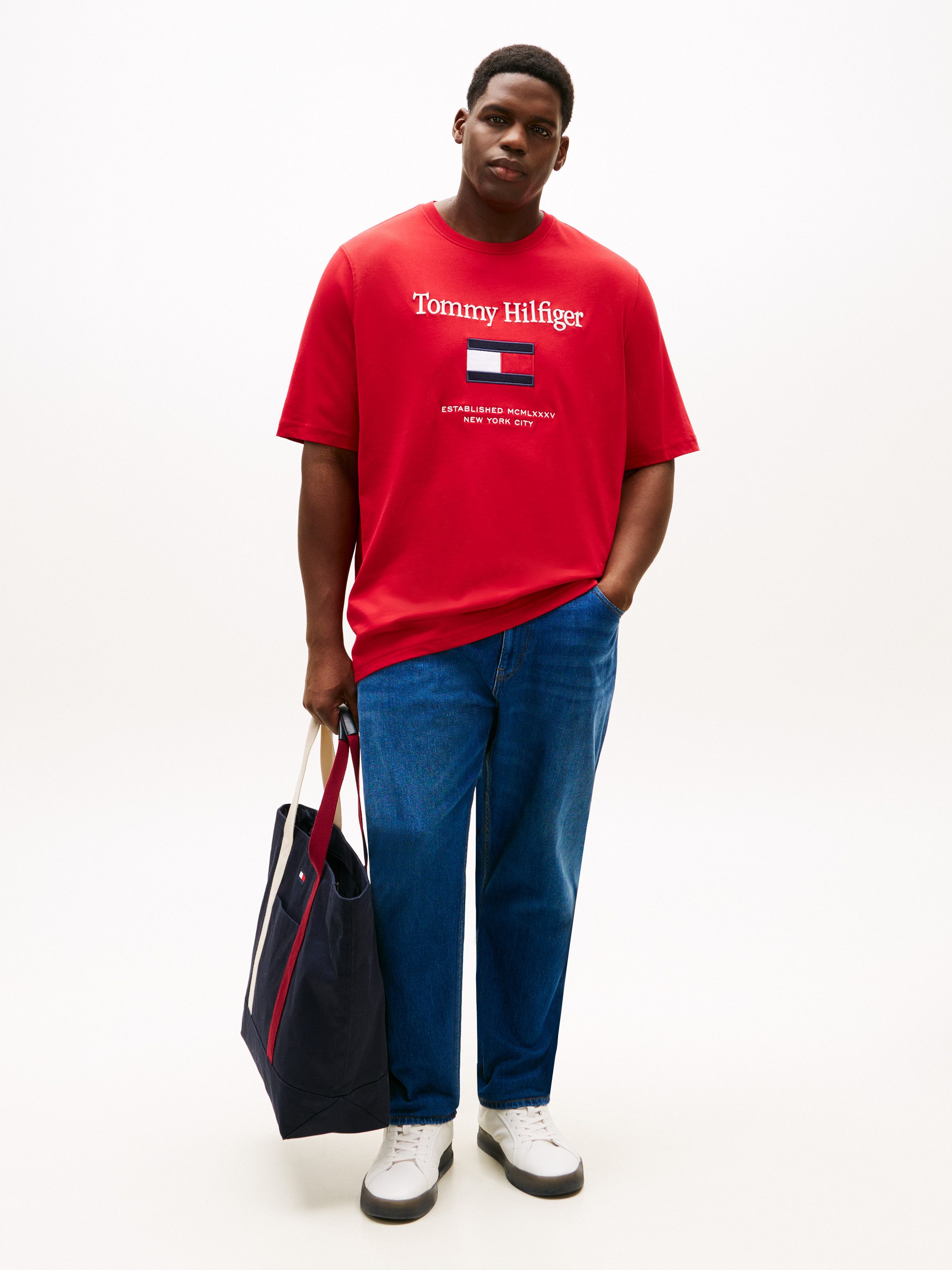 Tommy Hilfiger Big & Tall T-Shirt BT-TOMMY EMBRO FLAG Große Größen