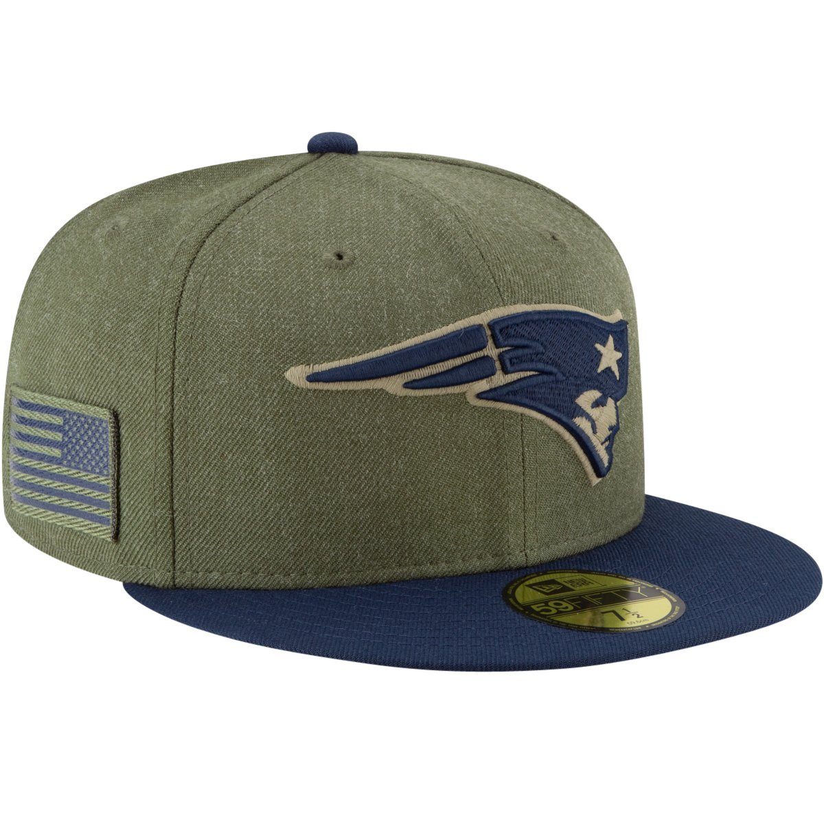 New Era Fitted Cap 59Fifty NFL Salute to Service New England Patriots