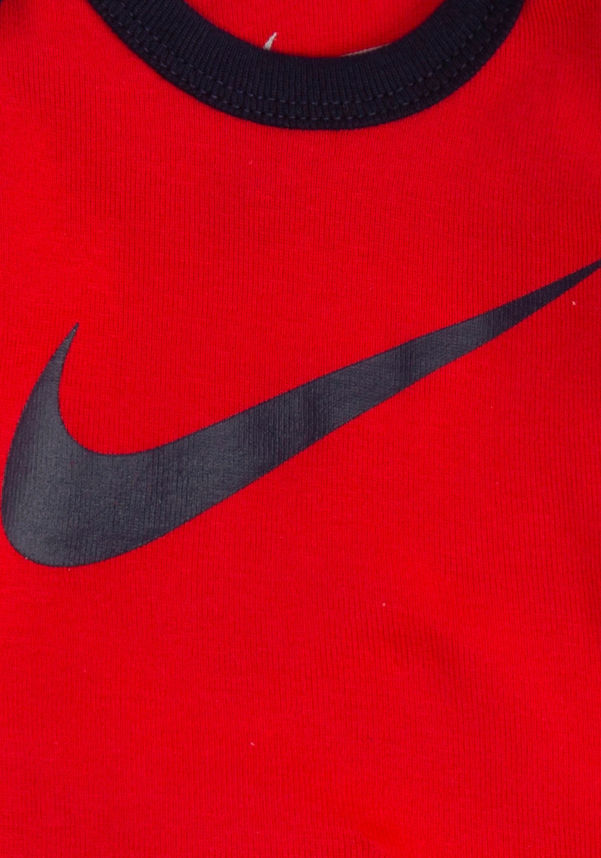 Erstausstattungspaket Nike 3-tlg) (Set, Sportswear Neugeborenen-Geschenkset rot