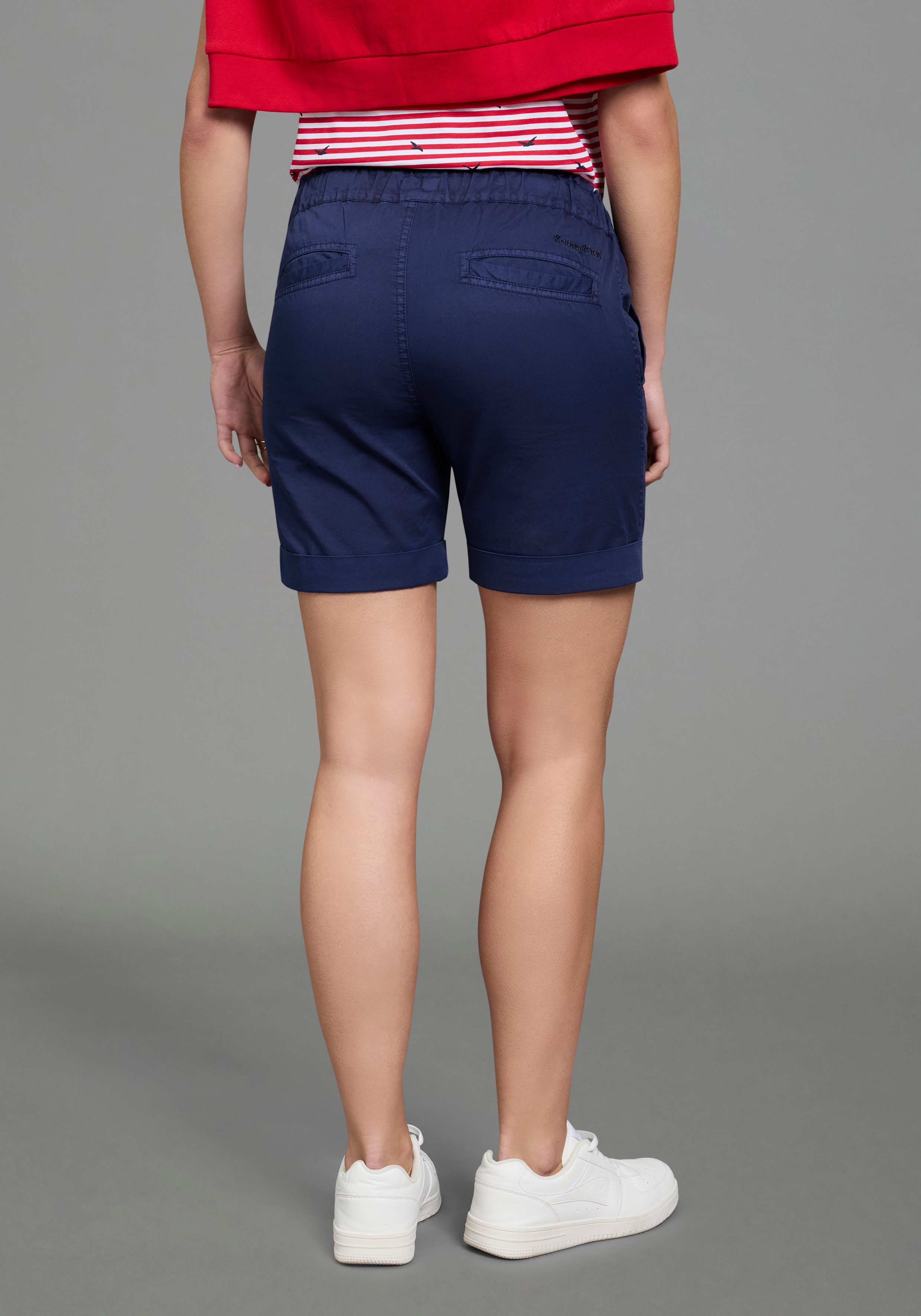 KangaROOS Shorts gerades Bein, mit vier Taschen, elastischer Bund mit Kordelzug