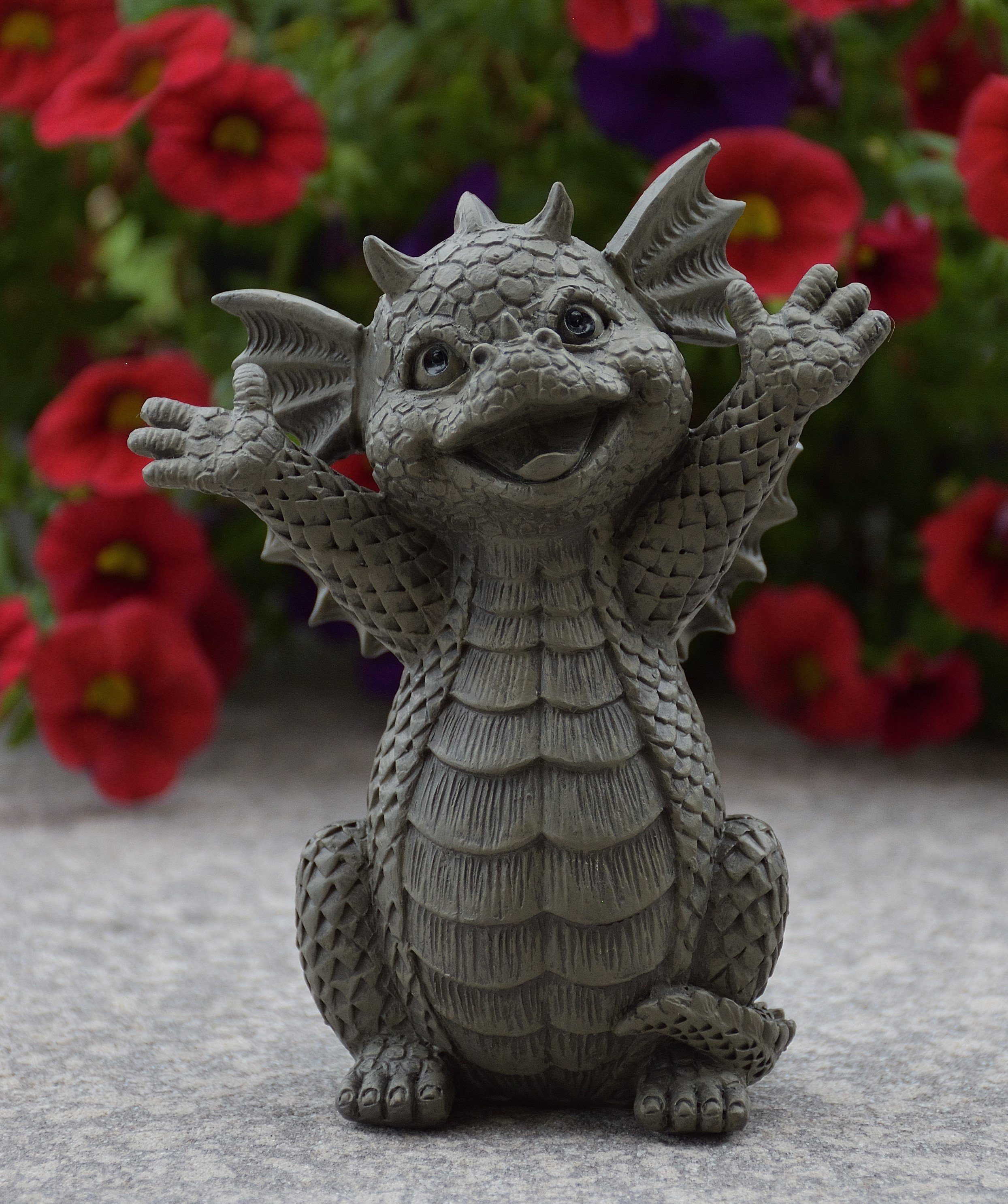 MystiCalls Dekofigur Glücksdrache - Gartendrache klein günstig online kaufen