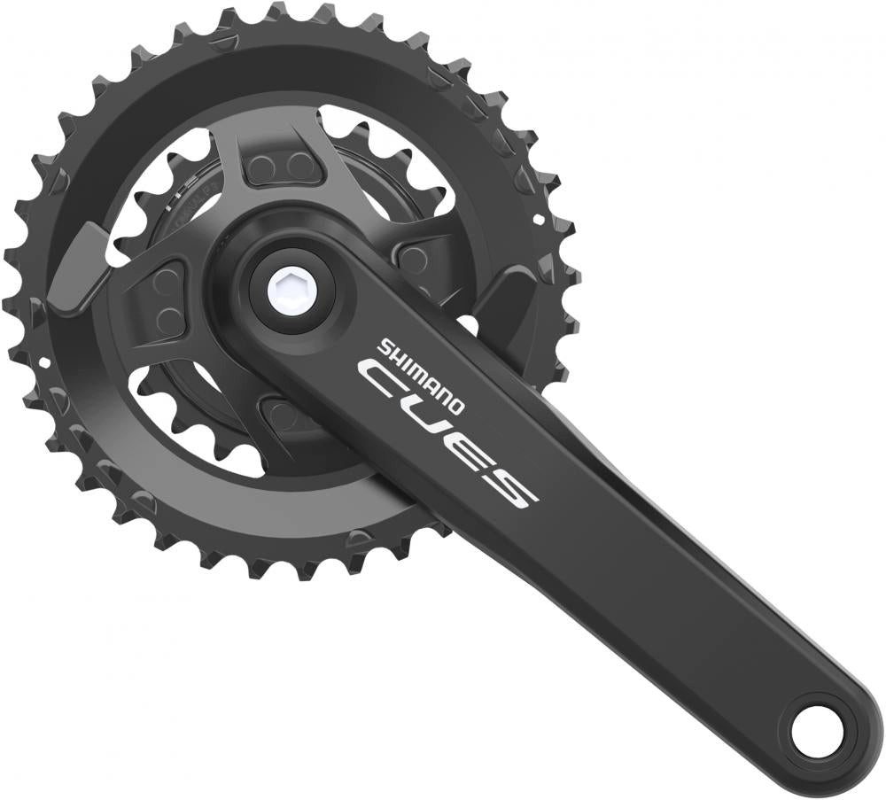 Shimano Fahrradkurbel SHIMANO Kurbelgarnitur CUES FC-U4010 - 175 mm, 36-22, 11-fach, 3mm
