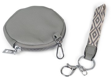 styleBREAKER Umhängetasche (1-tlg), Halbmond Crossbody Bag Set 3-Teilig