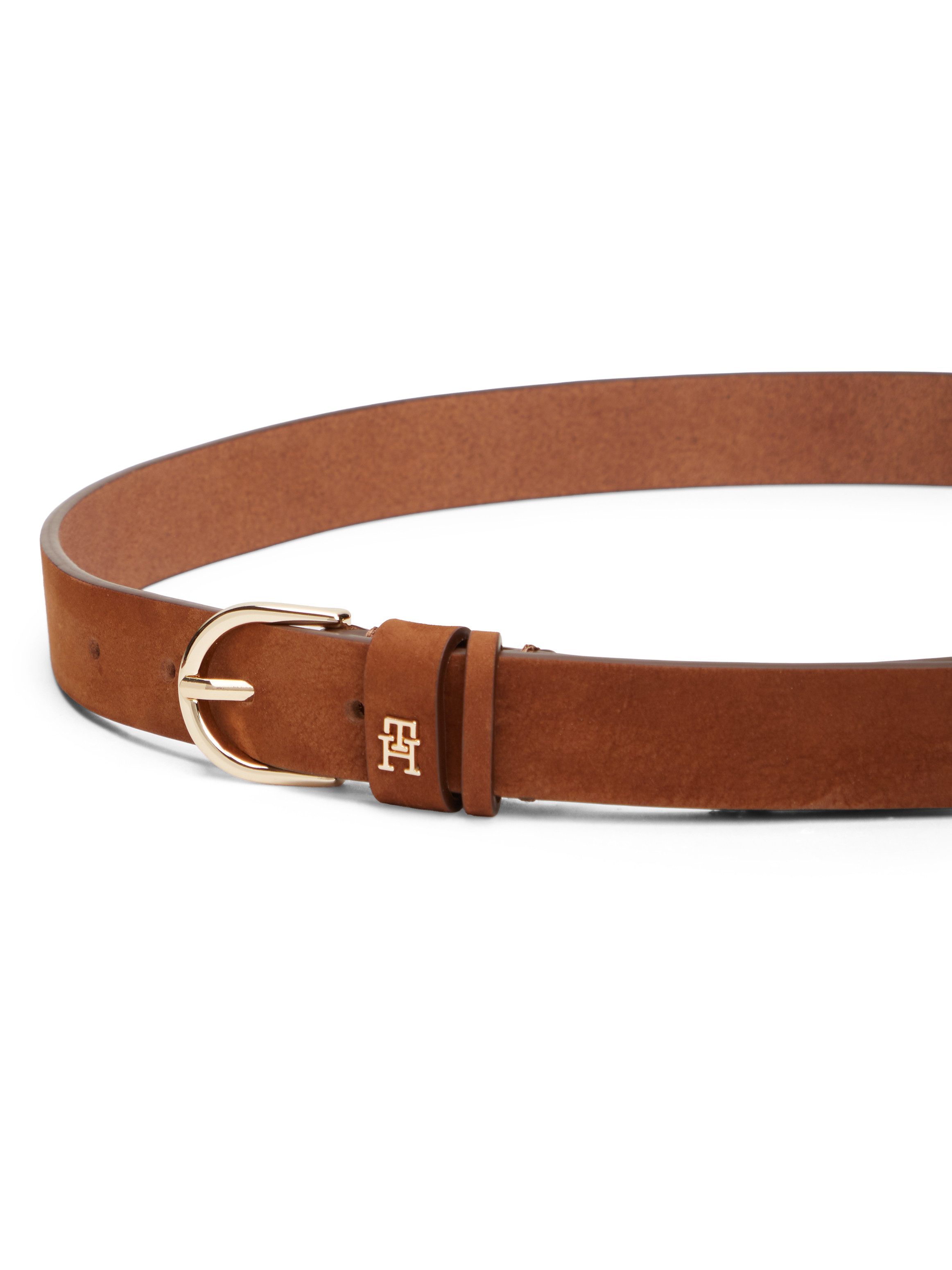 Tommy Hilfiger Ledergürtel ESSENTIAL EFFORTLESS NUBUCK 3,5 cm, samtartig, leicht angeraut