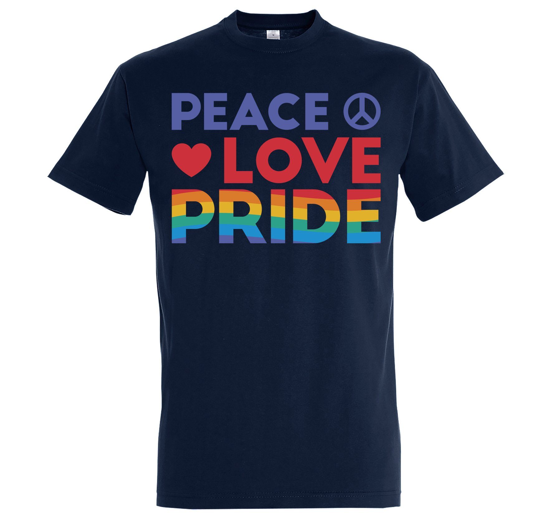 Youth Designz T-Shirt Peace Love Pride günstig online kaufen