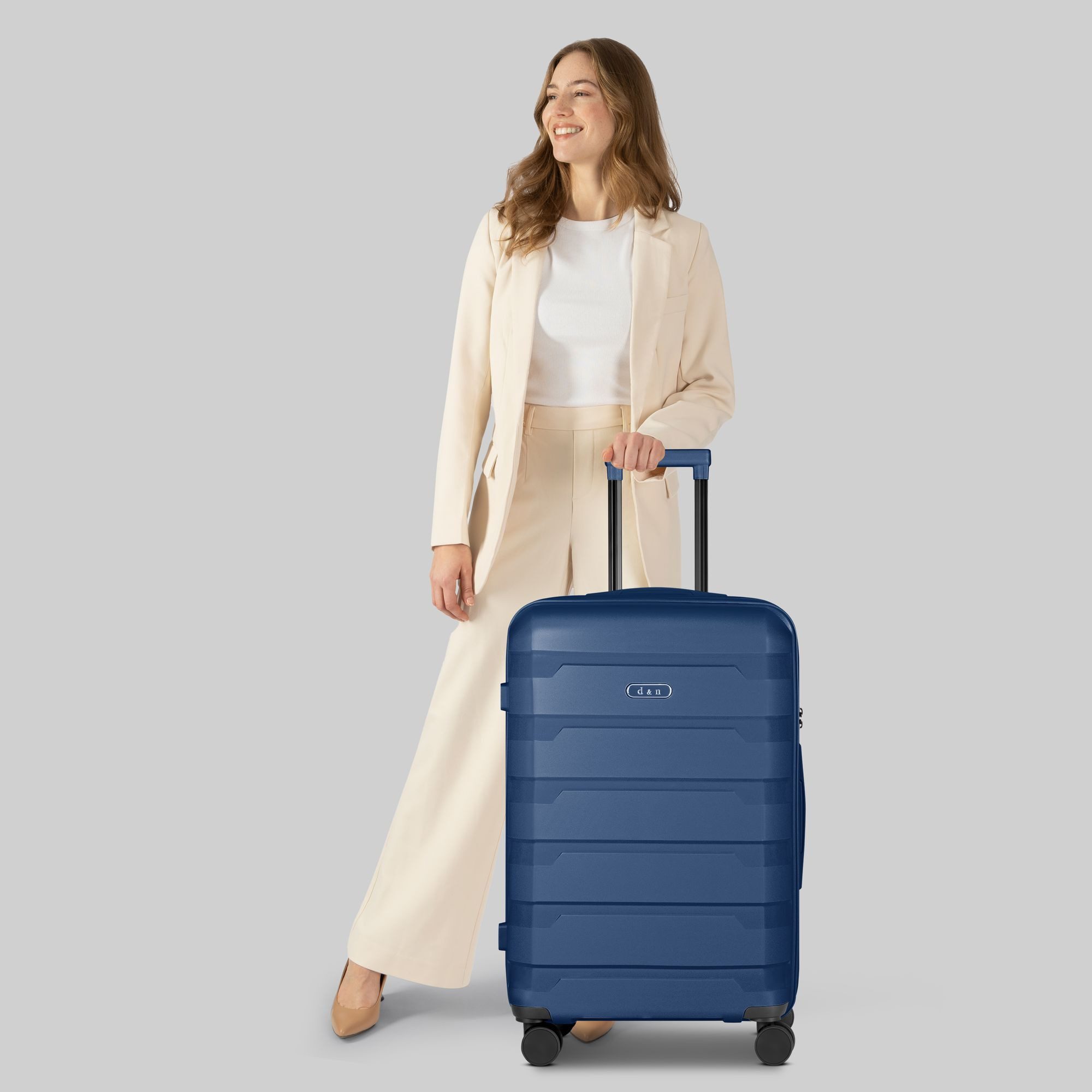 D&N Hartschalen-Trolley South Dakota, 4 Rollen, ABS günstig online kaufen