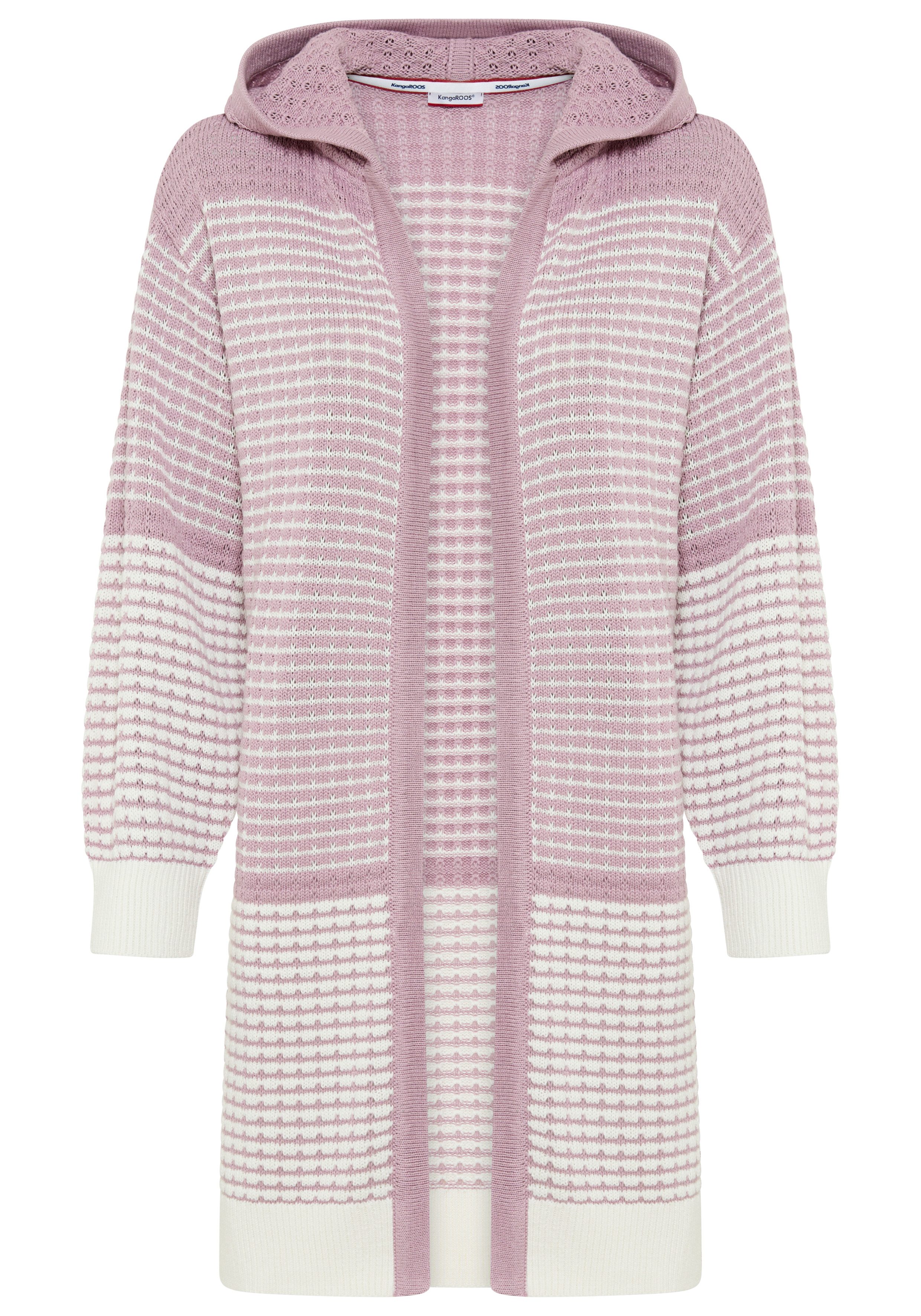 Kapuzenstrickjacke