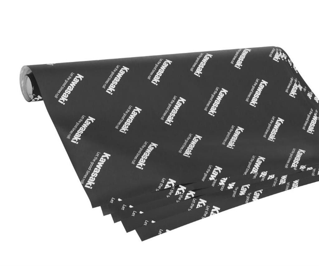 Kawasaki Geschenkpapier Kawasaki Geschenkpapier Set 2 Rollen schwarz/ grün