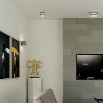 etc-shop Deckenleuchte, Leuchtmittel nicht inklusive, Wandleuchte Innen modern grau Wandbeleuchtung indirekt