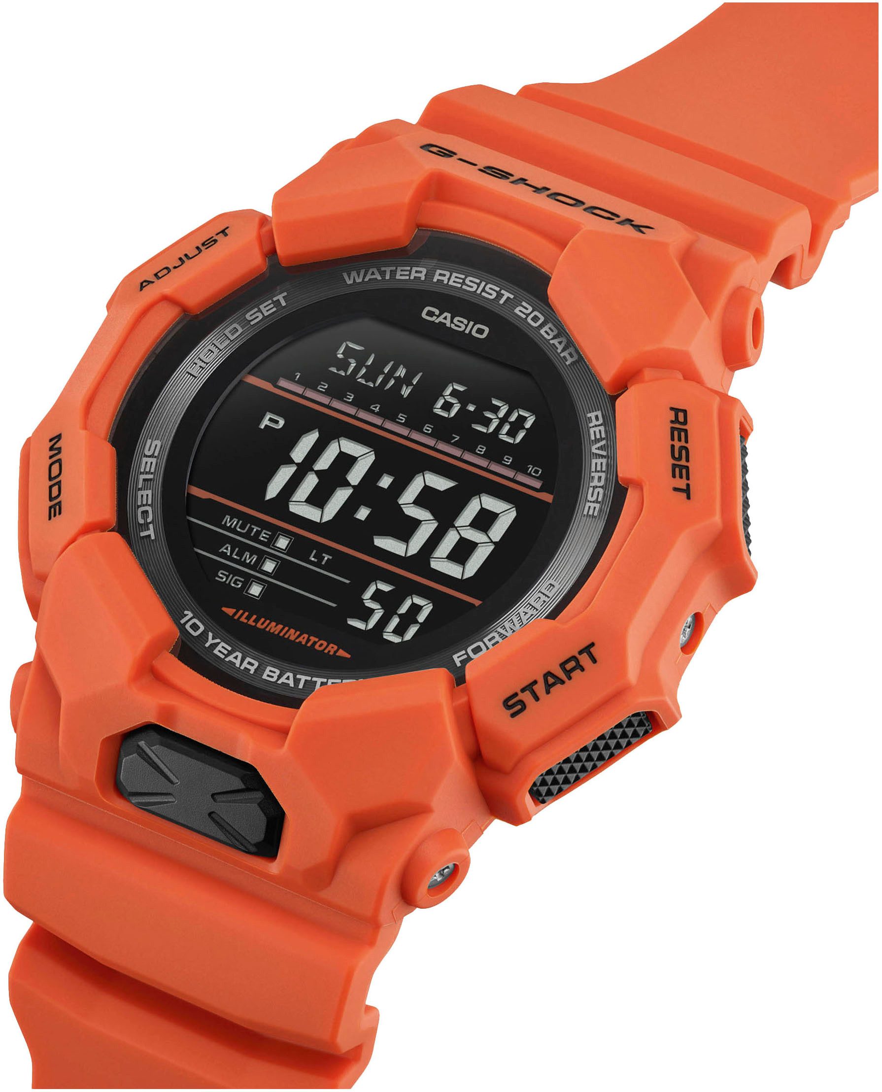 CASIO G-SHOCK Chronograph GD-010-4ER, Quarzuhr, Armbanduhr,Herrenuhr, digit günstig online kaufen