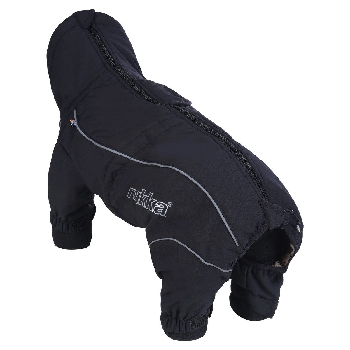 Rukka Hundeoverall Thermo-Overall kurze Beine schwarz